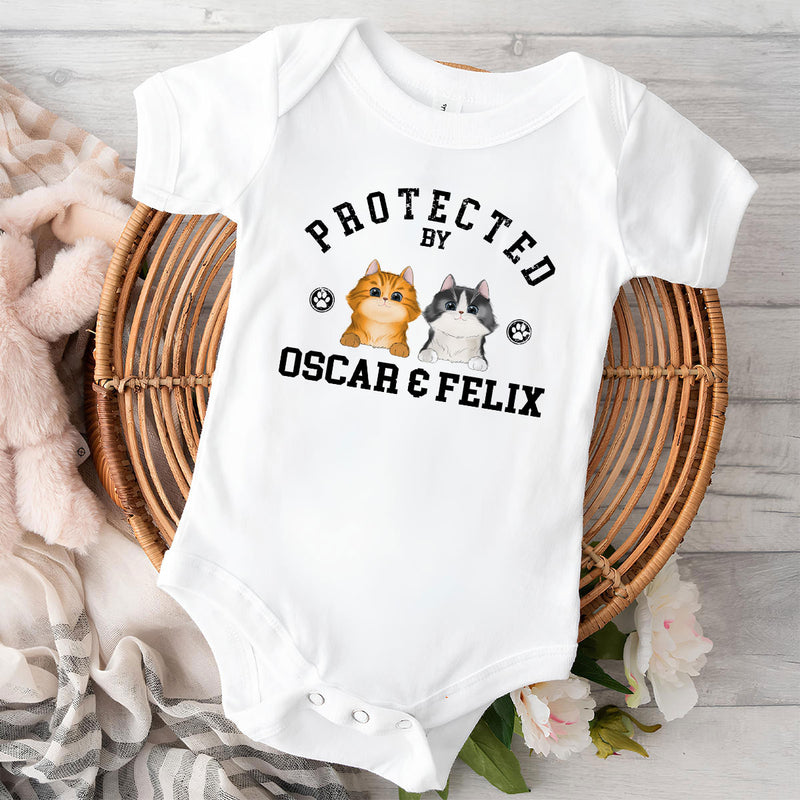 Protected By Pets - Personalized Custom Baby Onesie