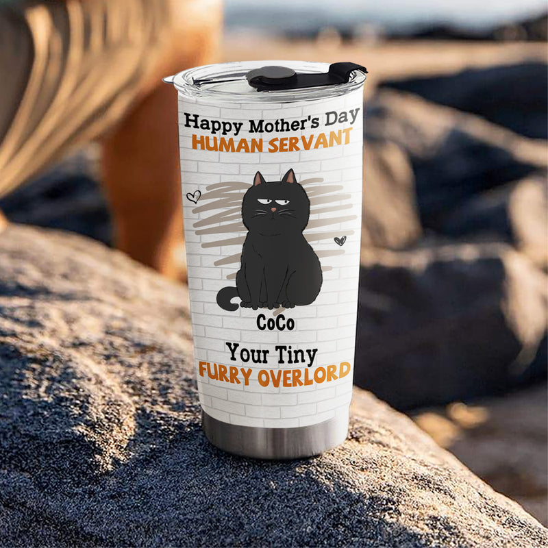 Tiny Cat Overlord - Personalized Custom Tumbler