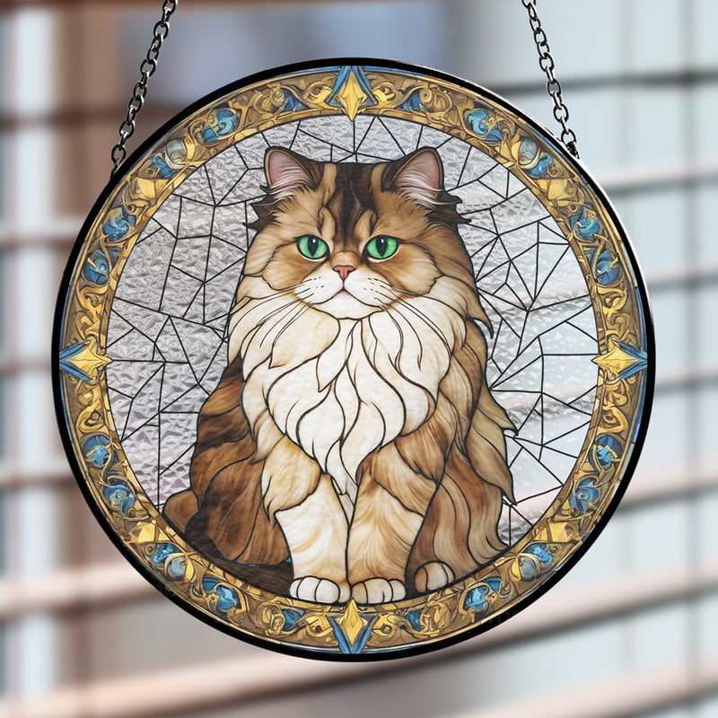 Circle Pet Face - Personalized Custom Window Hanging Suncatcher