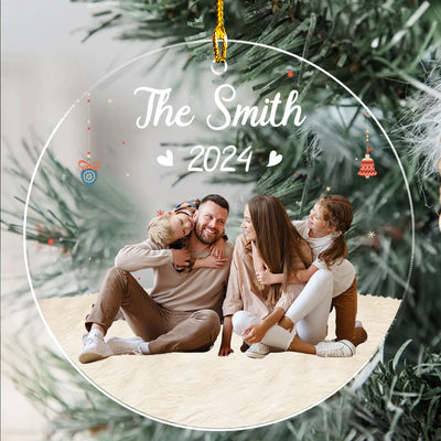 Family Moment - Personalized Custom Acrylic Ornament