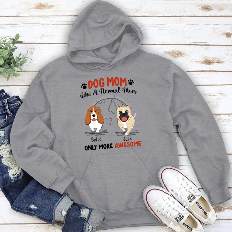 Like A Normal Mom - Personalized Custom Hoodie