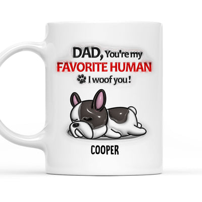 Woof You Dad - Personalized Custom 3D Inflated Effect Mug