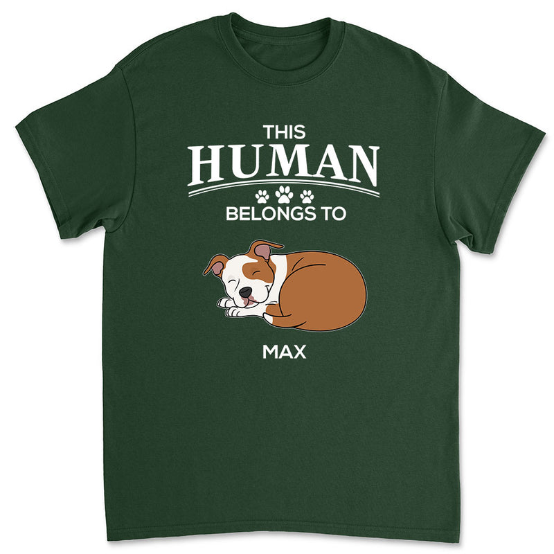 Belongs To My Furbaby - Personalized Custom Unisex T-shirt