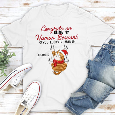 Congrats Servant - Personalized Custom Unisex T-shirt