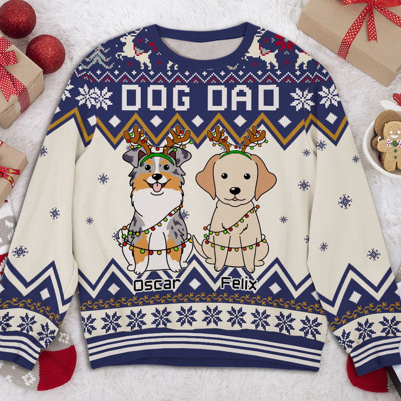 Winter Forest Dog - Personalized Custom All-Over-Print Sweatshirt