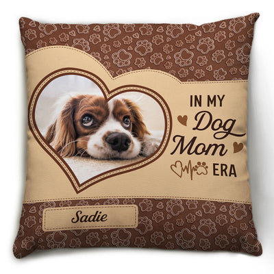 Dog Mom Era - Personalized Custom Throw Pillow