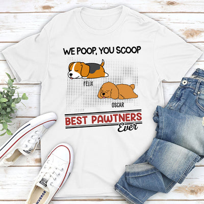 Best Pawtners Ever - Personalized Custom Unisex T-shirt