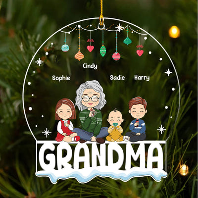 Warmly Christmas - Personalized Custom Acrylic Ornament