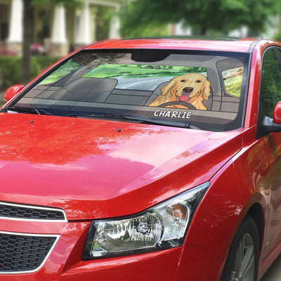 Dogs And Cats - Personalized Car Sunshade