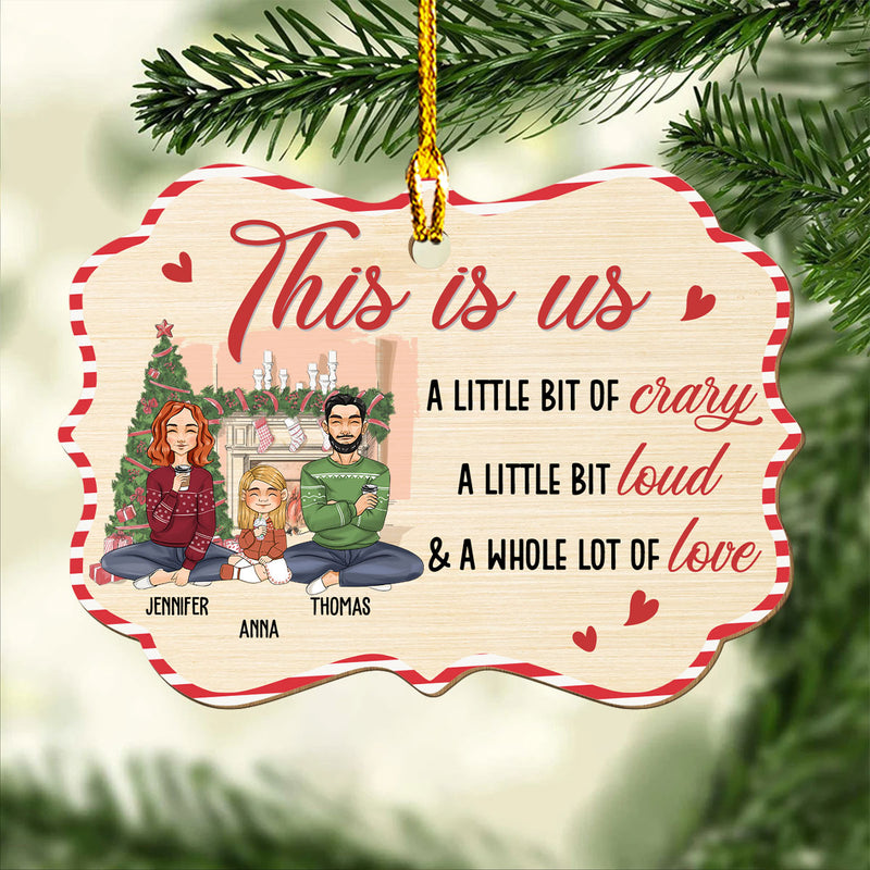 A Whole Of Love - Personalized Custom 1-layered Wood Ornament