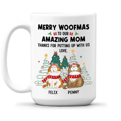 Putting Up With Us - Personalized Custom Coffee Mug