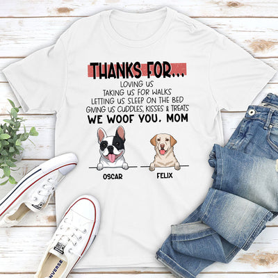 Cuddles Kisses Treats - Personalized Custom Unisex T-shirt