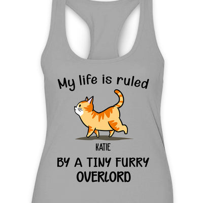 My Life Is Ruled By Cats - Personalized Custom Women's Tank