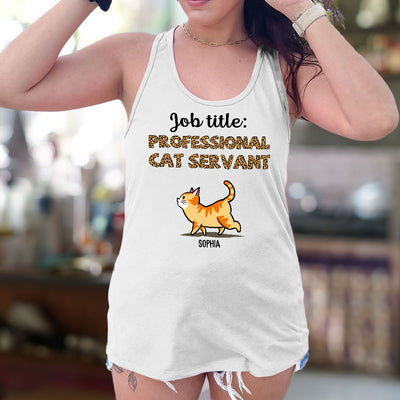 Professional Cat Servant - Personalized Custom Women's Tank