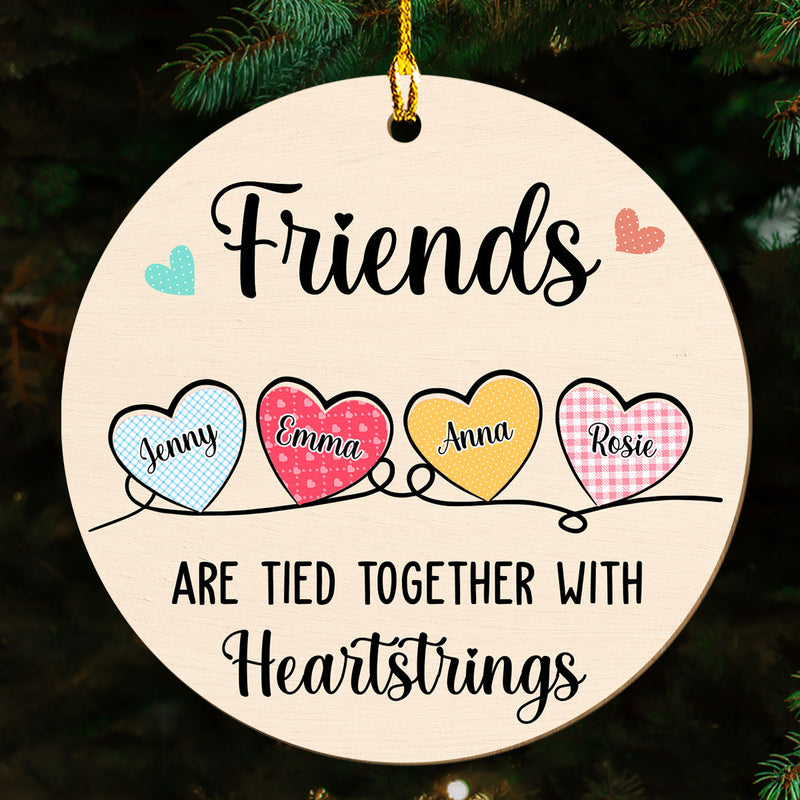 Tied Together - Personalized Custom 1-layered Wood Ornament
