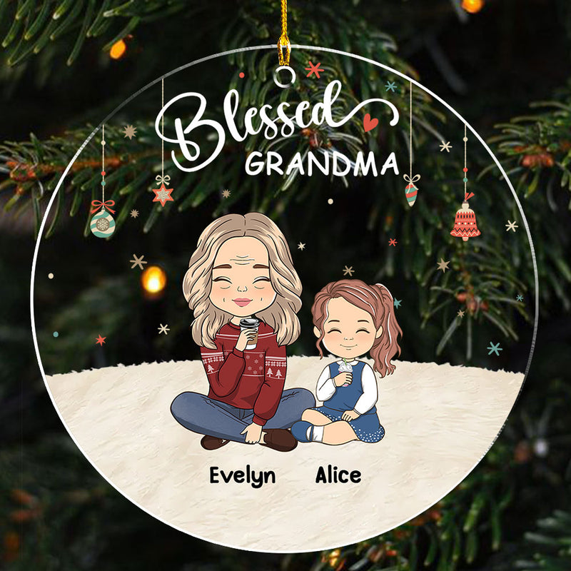 Love You, Grandma - Personalized Custom Acrylic Ornament