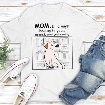 Pets Look Up To You - Personalized Custom Unisex T-shirt