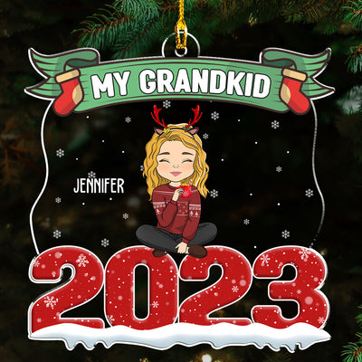 2023 Grandkids - Personalized Custom Acrylic Ornament