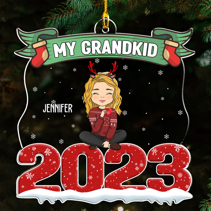 2023 Grandkids - Personalized Custom Acrylic Ornament