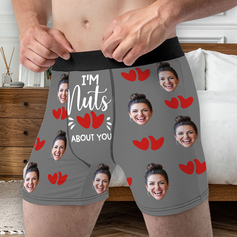 I Am Nuts About You - Personalized Photo Men&