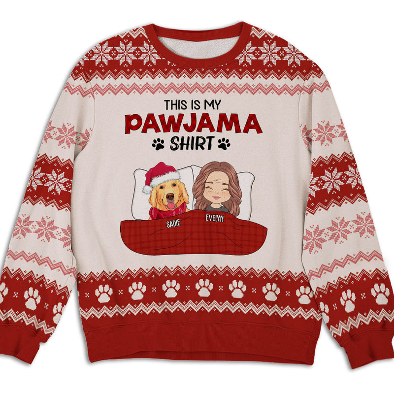 Pawjama Shirt - Personalized Custom All-Over-Print Sweatshirt