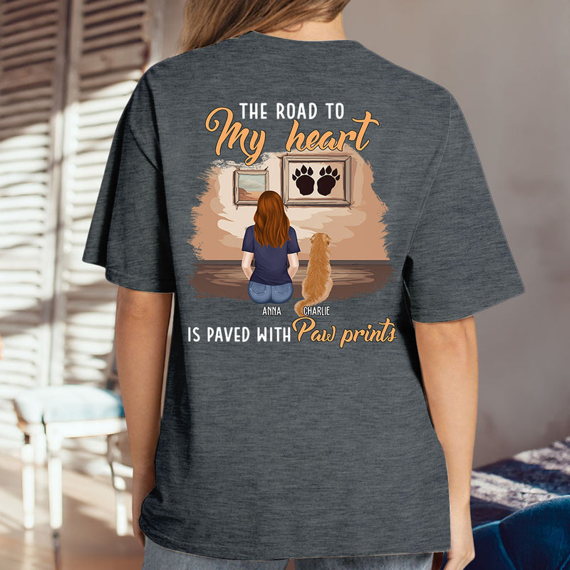 My Paw Prints - Personalized Custom Premium T-shirt