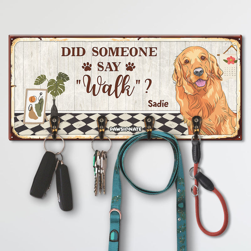 Someone Say - Personalized Custom Wooden Key Holder