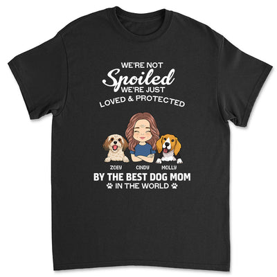 Loved And Protected - Personalized Custom Premium T-shirt