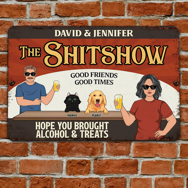 The Shitshow - Personalized Custom Metal Sign