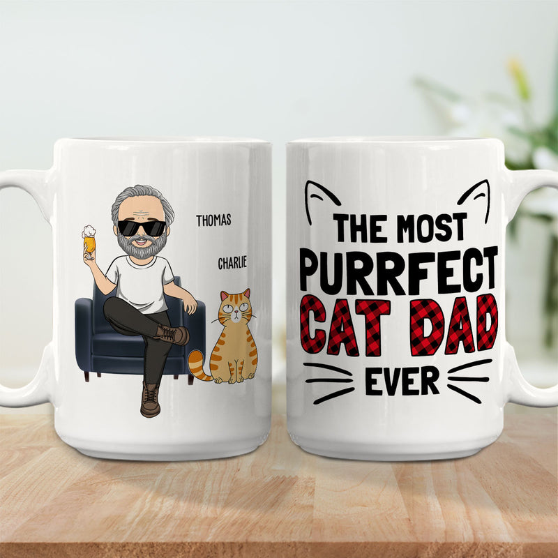 The Most Purrfect Cat - Personalized Custom Coffee Mug