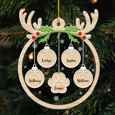 Paw Charm 4 - Personalized Custom Acrylic Ornament