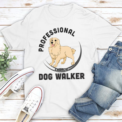 The Dog Walker - Personalized Custom Unisex T-shirt