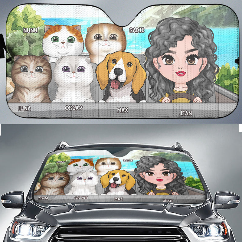 I Must Go - Personalized Car Sunshade