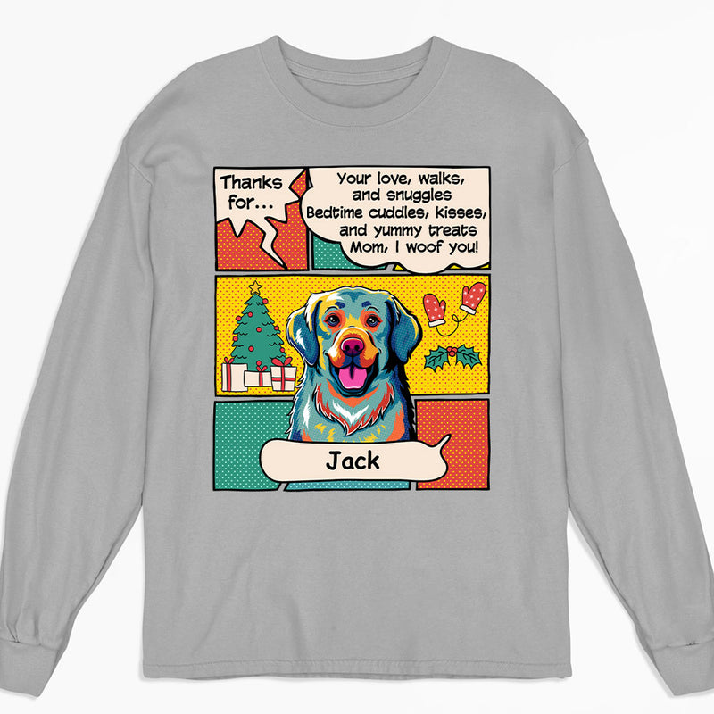 Thanks For Yummy Treats - Personalized Custom Long Sleeve T-shirt