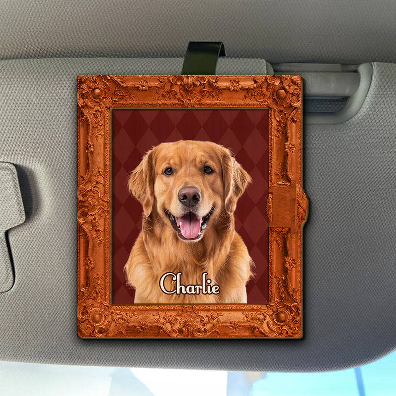 Royal Frame - Personalized Custom Car Visor Clip