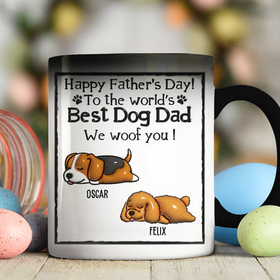 Best Dog Dad - Personalized Custom Color Changing Mug