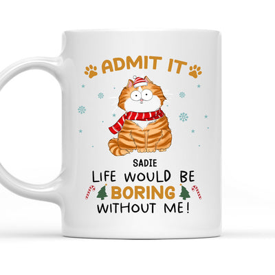 Never Get Bored - Personalized Custom Coffee Mug