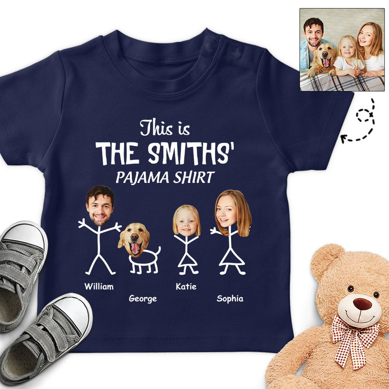 Family Christmas Shirt - Personalized Custom Youth T-shirt