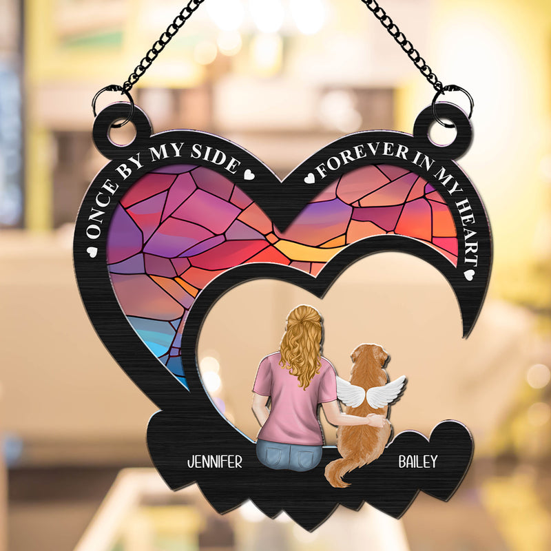 Once By My Side - Personalized Custom Suncatcher