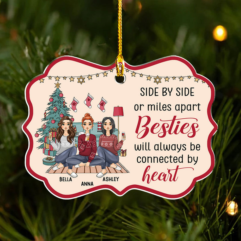 Side By Side - Personalized Custom Acrylic Ornament