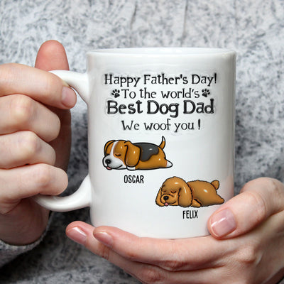 My Best Dog Dad - Personalized Custom 3D Inflated Effect Mug