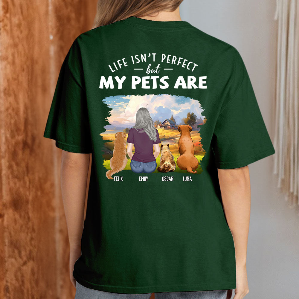Perfect Dog Cat - Personalized Custom Unisex T-shirt