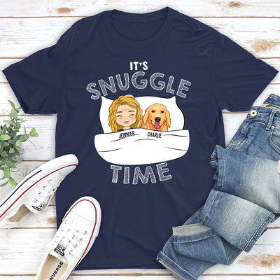 Its Snuggle Time - Personalized Custom Unisex T-shirt