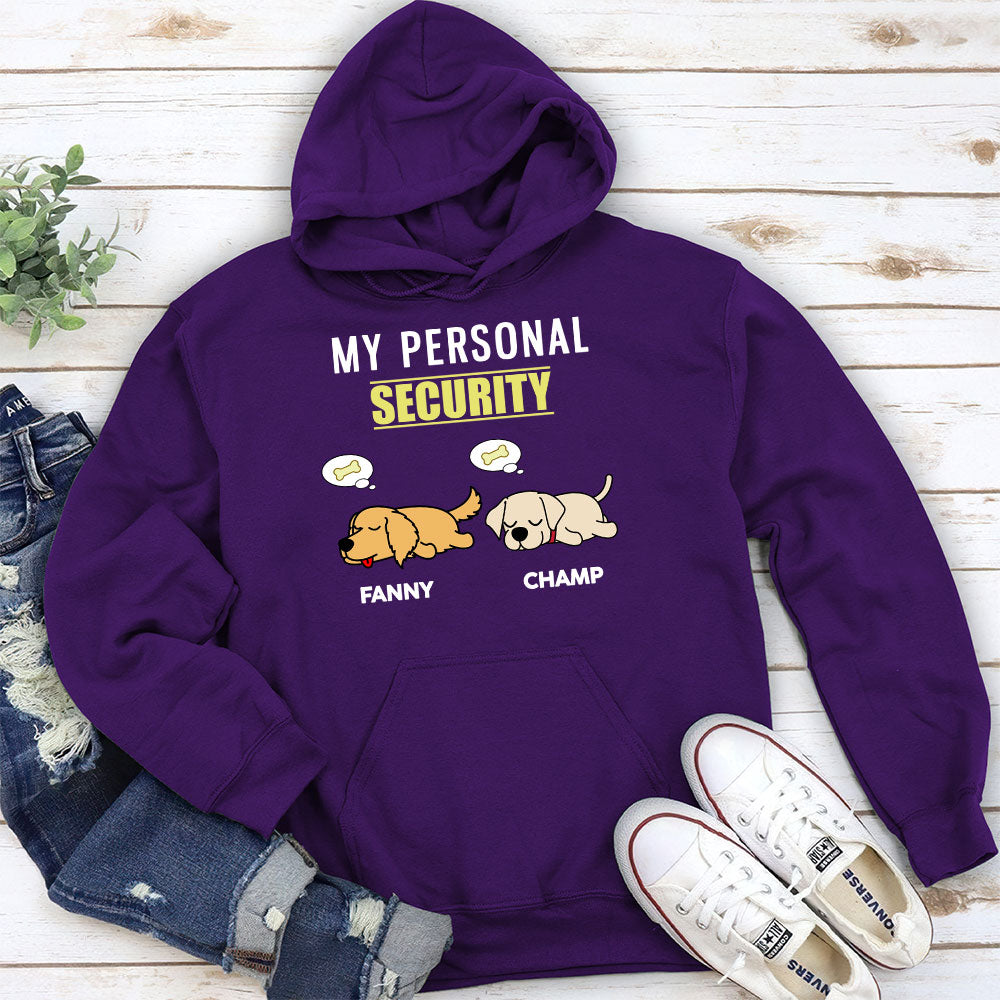 Personal Security Custom Dogs Parent Life Personalized Unisex Hoodie