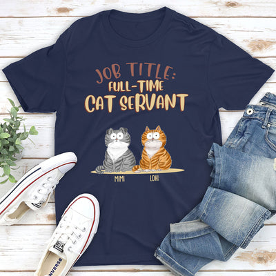 Fulltime Dog Servant - Personalized Custom Unisex T-shirt