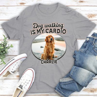 Walk With Dog - Personalized Custom Premium T-shirt