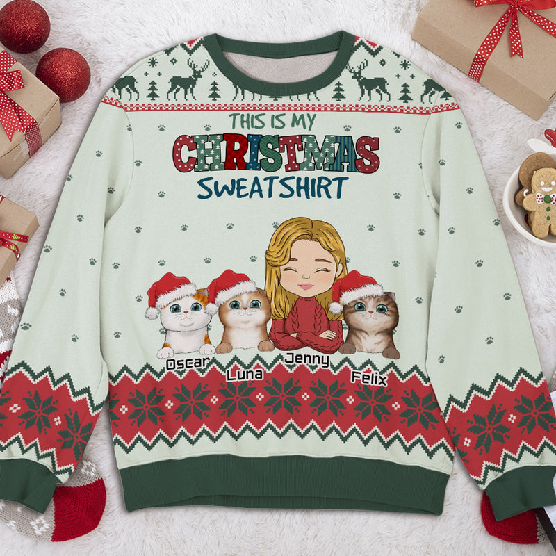 My Christmas Sweatshirt - Personalized Custom All-Over-Print Sweatshirt