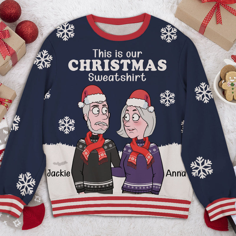 Ugly Christmas Sweatshirt - Personalized Custom All-Over-Print Sweatshirt