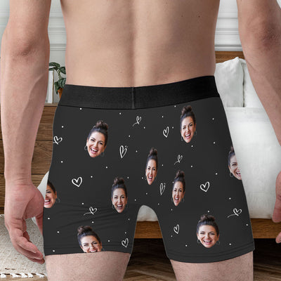 Only Her - Personalized Photo Men's Boxer Briefs