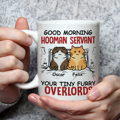 Morning Hooman Servant - Personalized Custom Coffee Mug